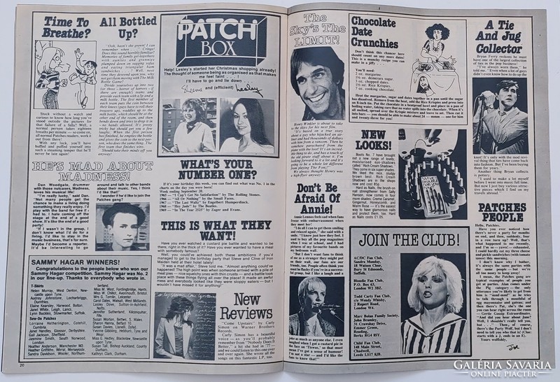 Patches magazin 80/9/20 Phil Lynott poszter Thin Lizzy