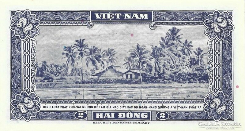 2 dong 1955 Dél Vietnám UNC