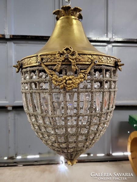 Larger empire basket chandelier, lamp