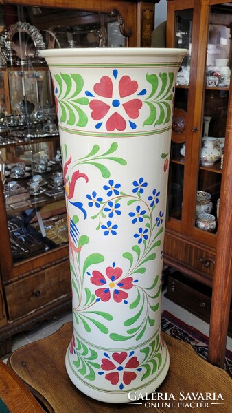 Antique Zsolnay giant vase 