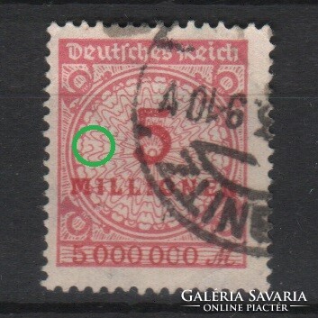 Misprints, curiosities 1282 (reich) mi 317 a p ht EUR 8.00