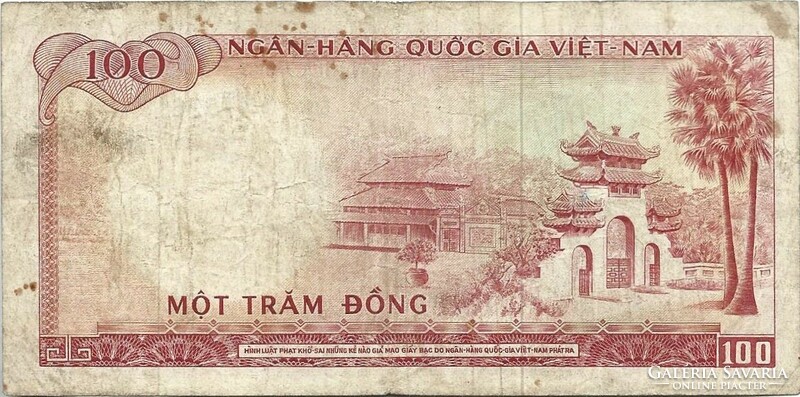100 dong 1966 Dél Vietnam 1.