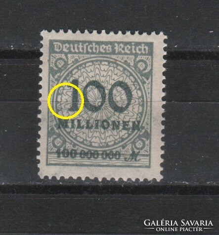 Tévnyomatok, érdekességek  1264 (Reich) Mi 322 A P HT     3,00 Euró postatiszta