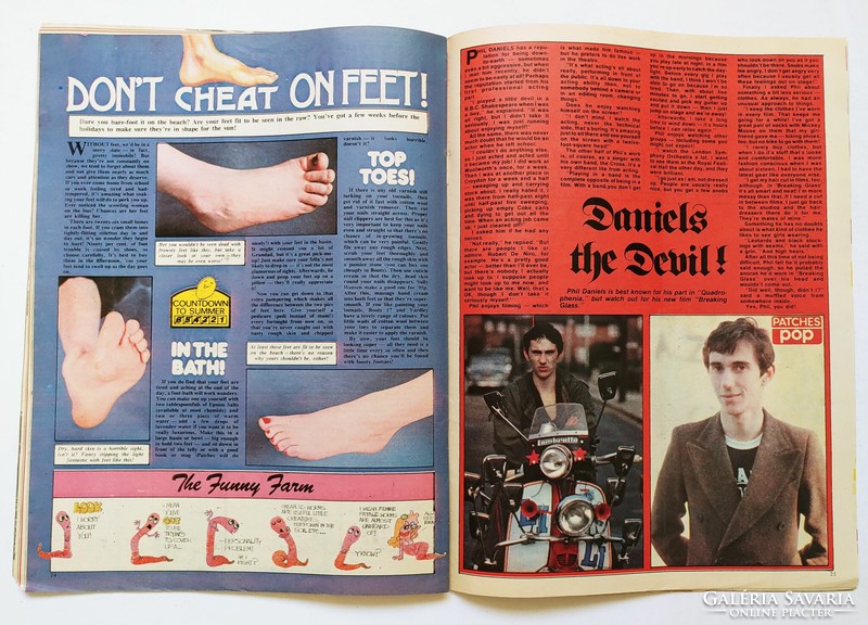 Patches magazine 80/6/21 mark hamill (star wars) + undertones posters phil daniels rita ray