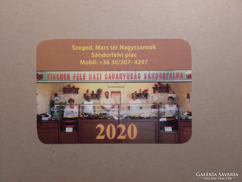 Hungary, card calendar ix- 2020