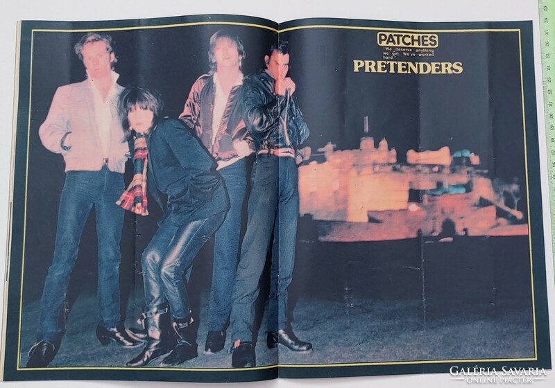 Patches magazin 80/7/12 The Pretenders + Girl poszter Jimmy Baio