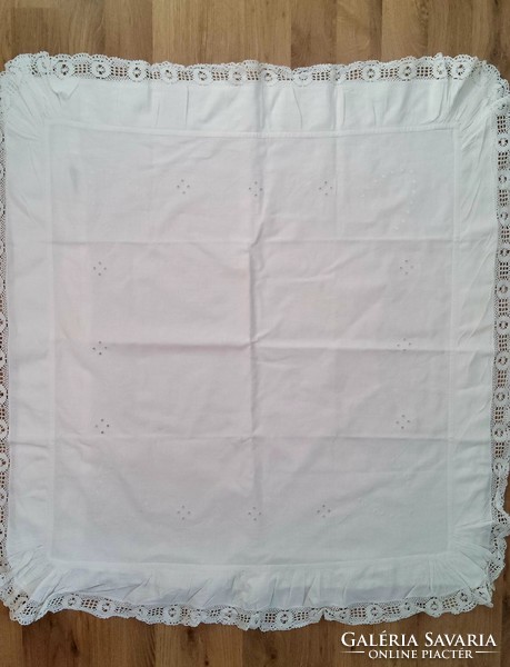 White linen, decorative large pillow cover