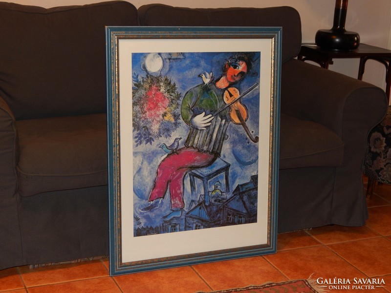 Nice frame for a 60X80 cm picture with Marc Chagall print 60 x 80 80x60