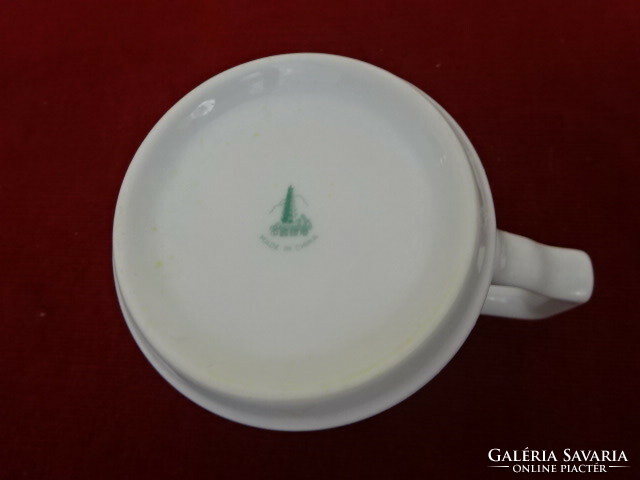 Chinese porcelain mug, three pieces for sale, height 9.5 cm. Jokai.