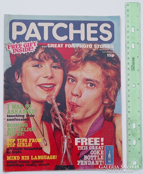 Patches magazin 79/3/7 Bob Geldof poszter The Police