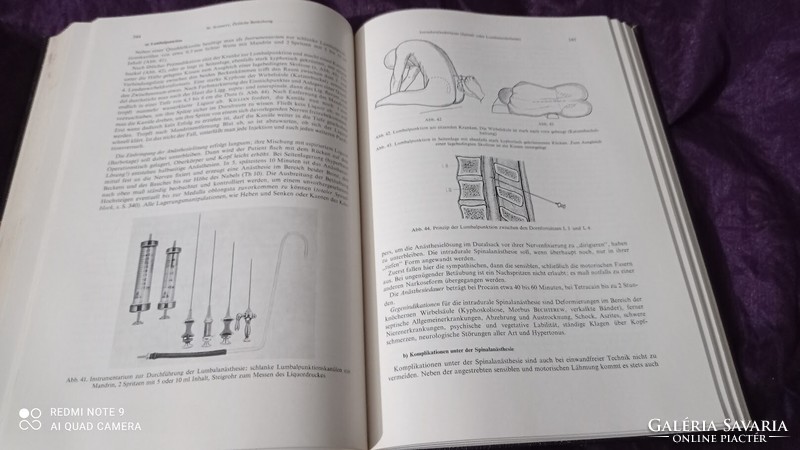 Antique german language medical, surgical book chirurgische operationslehre surgical operation theory medical