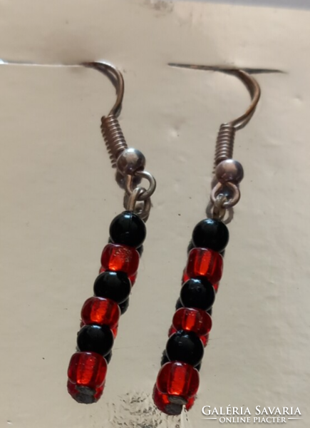 Earrings (glass beads - handmade items)