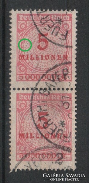 Misprints, curiosities 1281 (reich) mi 317 a p ht EUR 10.00