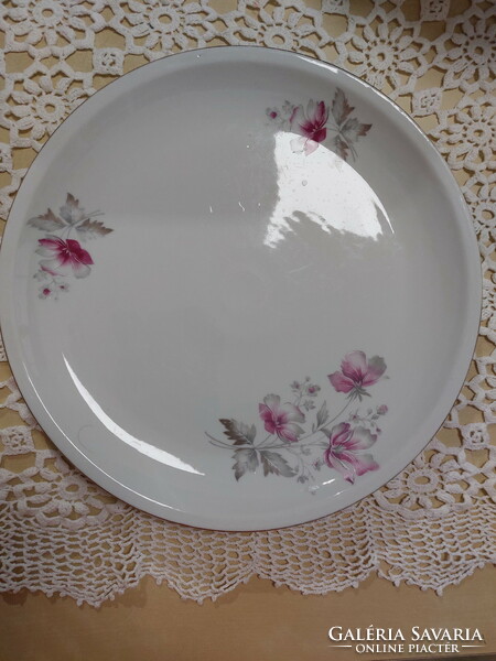 Alföld porcelain, round cake, cake or meat platter