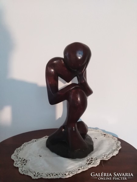 An elegant art deco statue