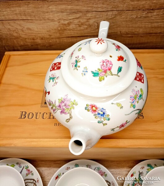 Chinese tea set-family rose dragon and phoenix