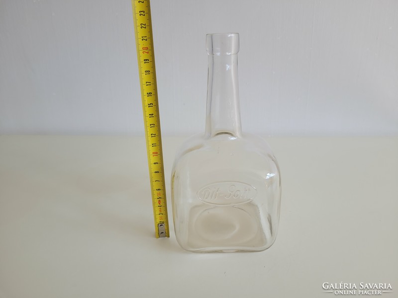 Old dit-gott dietrich and gottschlig r.T. Liqueur glass 0.9 l glass bottle 1930s - 40s