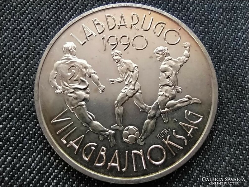 1990-es Labdarúgó VB - Olaszország .900 ezüst 500 Forint 1988 BP BU SZIVÁRVÁNYOS P (id34804)