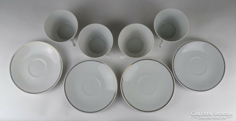 1O747 Régi porcelán teáskészlet 4 darab