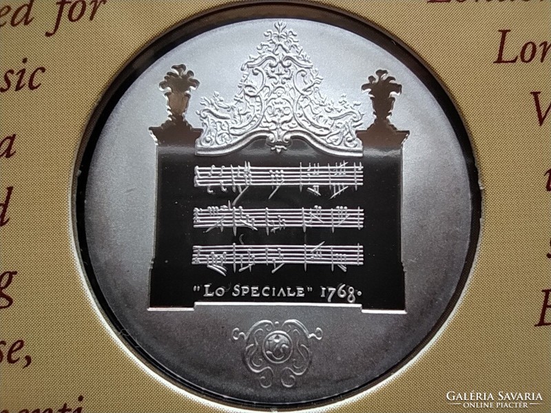 Joseph haydn forint circulation line 2009 bp with silver, only 2000 pieces! (Id66991)