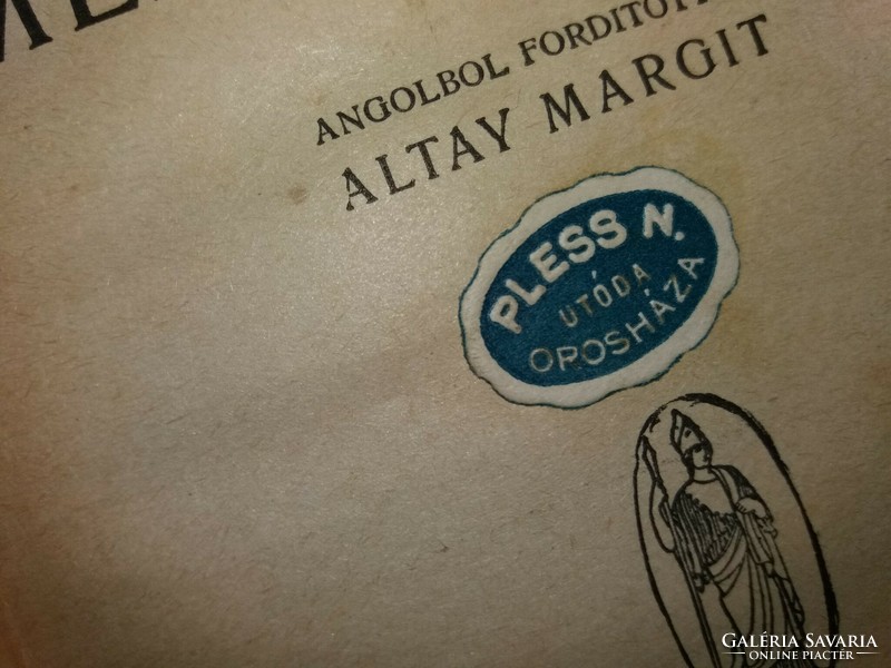 1926 Altay Margit A mexikói ikrek ifjúsági könyv Pallas Irodalmi és Nyomdai Rt.