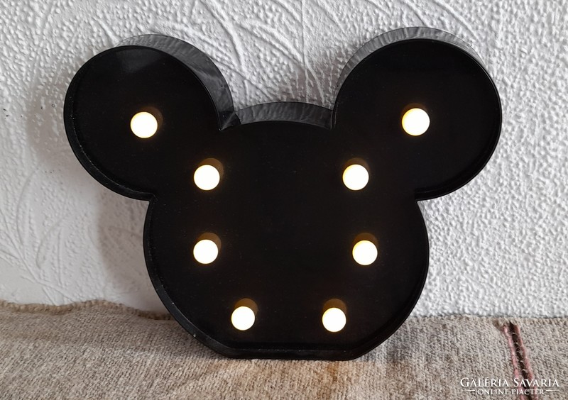 Mickey Mause elemmel működő éjszakai lámpa gyerekeknek