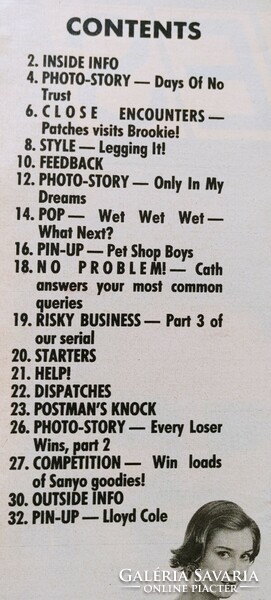 Patches magazin 88/5/20 Pet Shop Boys + Lloyd Cole poszterek Brookside Wet Wet Wet