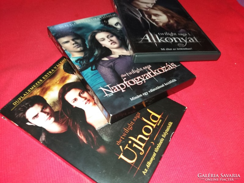 Cult dvd movie package: twilight trilogy double disc version with giant movie poster 68x47 collectors