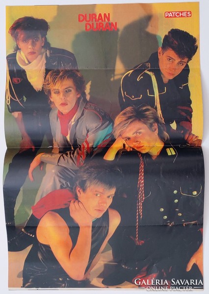 Patches magazin 82/7/24 Duran Duran poszter Simple Minds