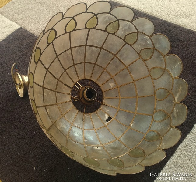 Tiffany style seashell ceiling lamp