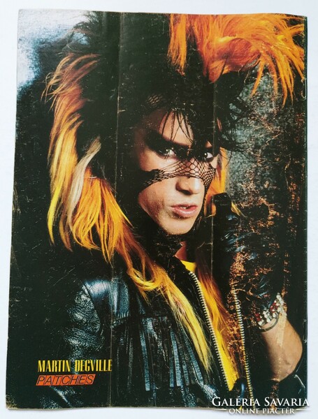 Patches magazin 86/11/1 Hollywood Beyond + Martin Degville poszterek Michael Le Vell Art Of Noise