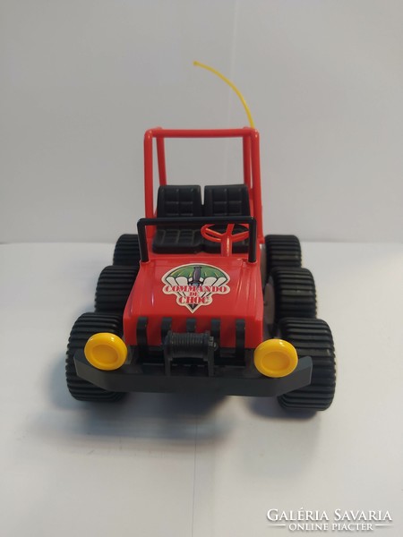 Old toy plastic off-road car
