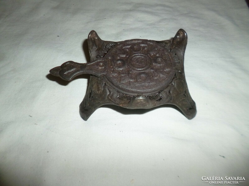 Antique cast iron spirit warmer