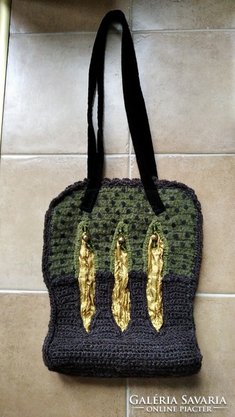 Unique handmade shoulder bag 1.