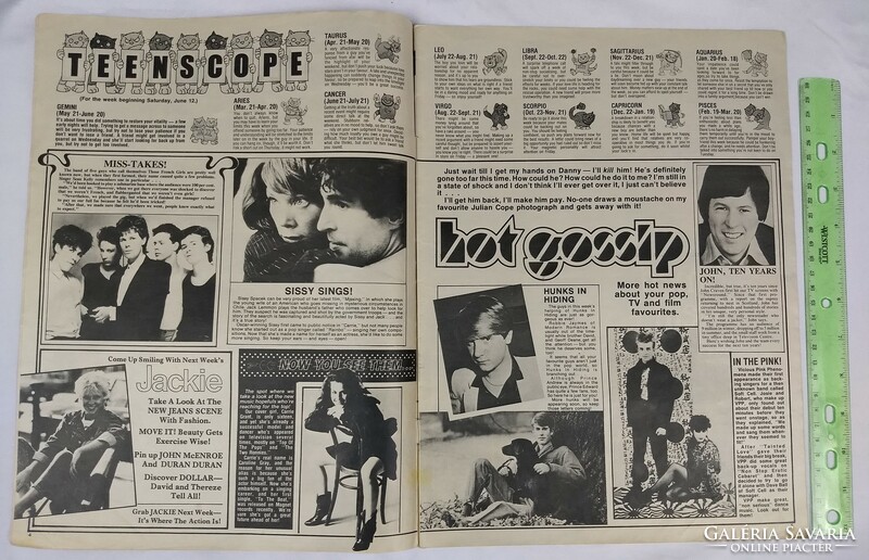 Jackie magazin 82/6/12 Haircut 100 Fun Boy 3 Bananarama Jets Strawberry Switchblade Van Day