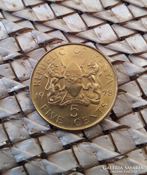 Kenya 5 cent 1978