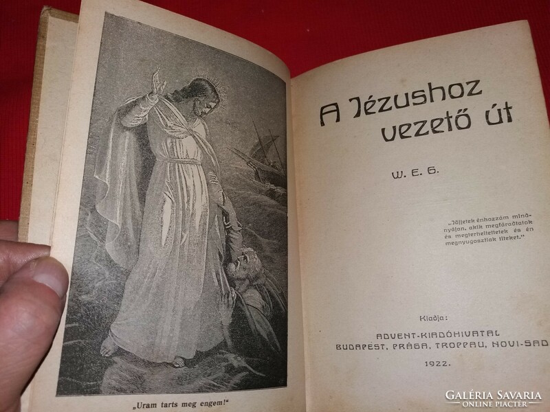 1922. Ellen g. White road to Jesus book according to pictures, Advent publishing house