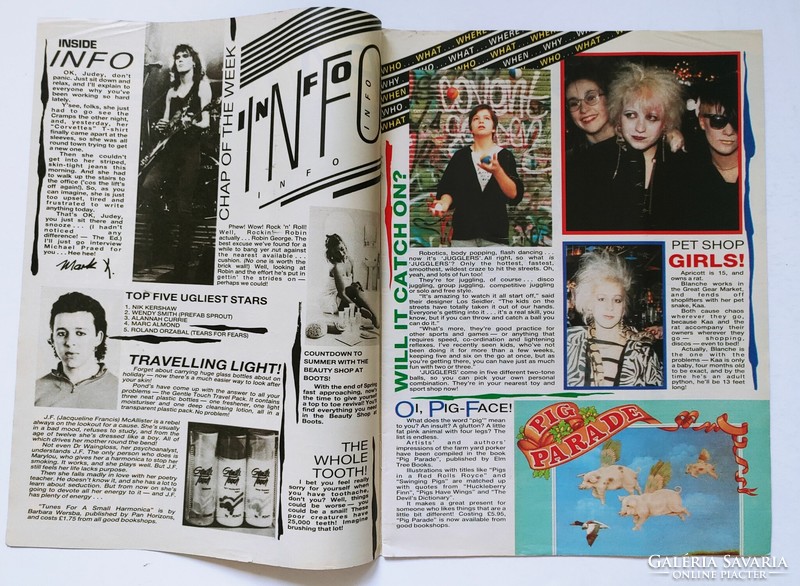 Patches magazin 86/4/26 Paul Young + A-ha poszterek Muriel Gray Mummy Calls