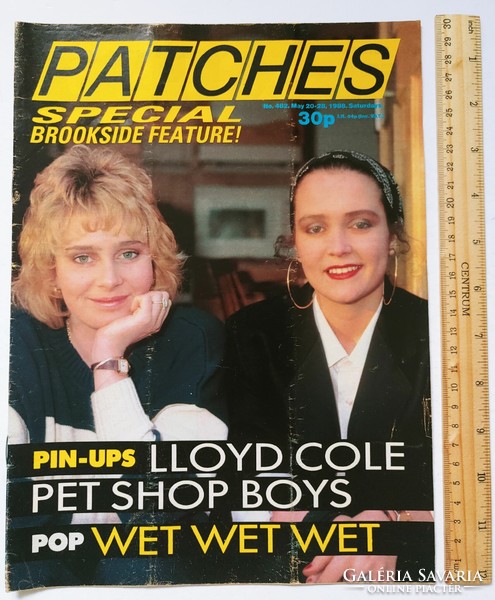 Patches magazin 88/5/20 Pet Shop Boys + Lloyd Cole poszterek Brookside Wet Wet Wet