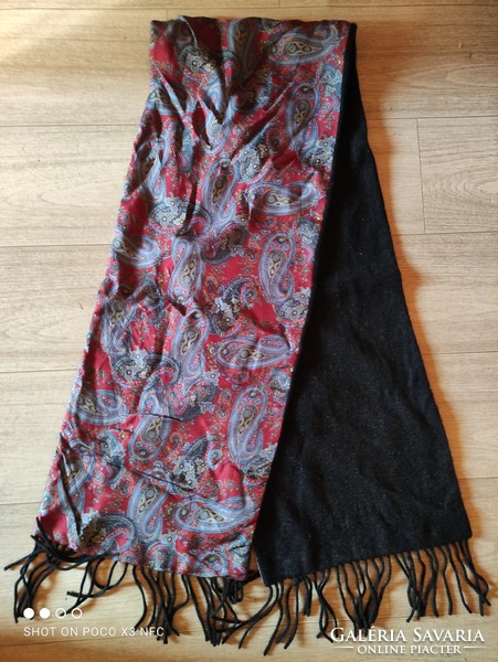 Vintage elegant men's scarf available in 6 pieces of different silk wool