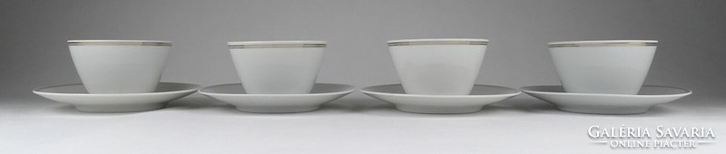 1O747 old porcelain tea set 4 pieces