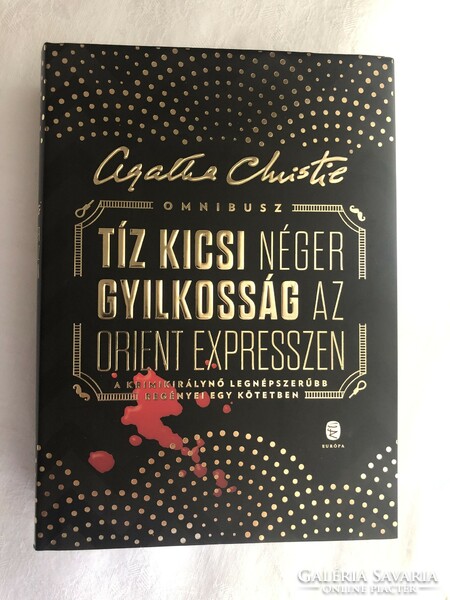 Agatha Christie: Tíz kicsi néger - Gyilkosság az Orient expresszen 2017.  díszkiadás, ÚJ, olvasatlan