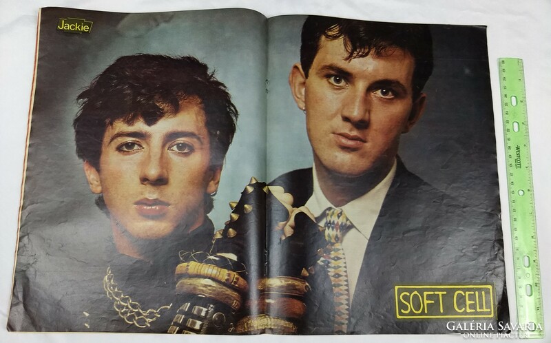 Jackie magazin 82/2/6 Soft Cell poszter Gillan Tenpole Tudor