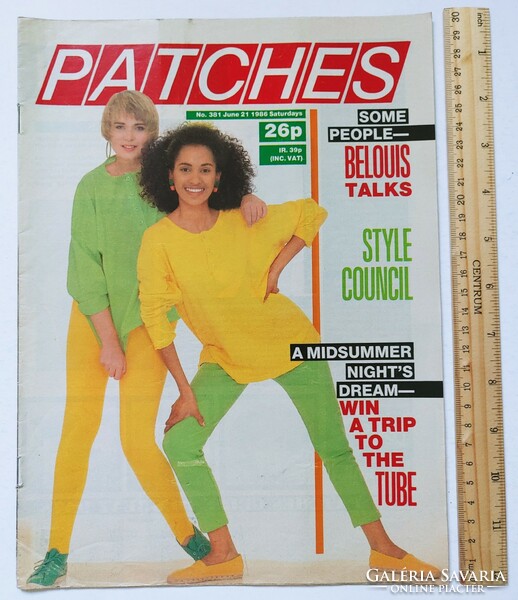 Patches magazin 86/6/21 Style Council poszter Belouis Some
