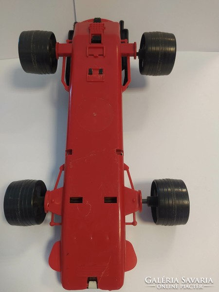Old toy disk racing car