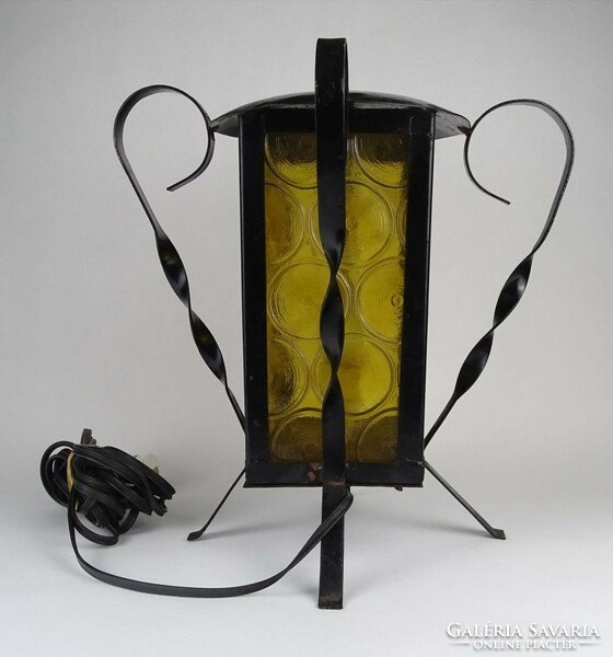 1O988 working retro metal table lamp mood lighting 33 cm