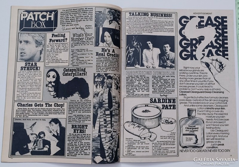 Patches magazine 81/2/14 cliff richard + sad café posters