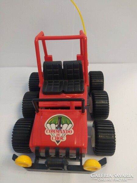 Old toy plastic off-road car
