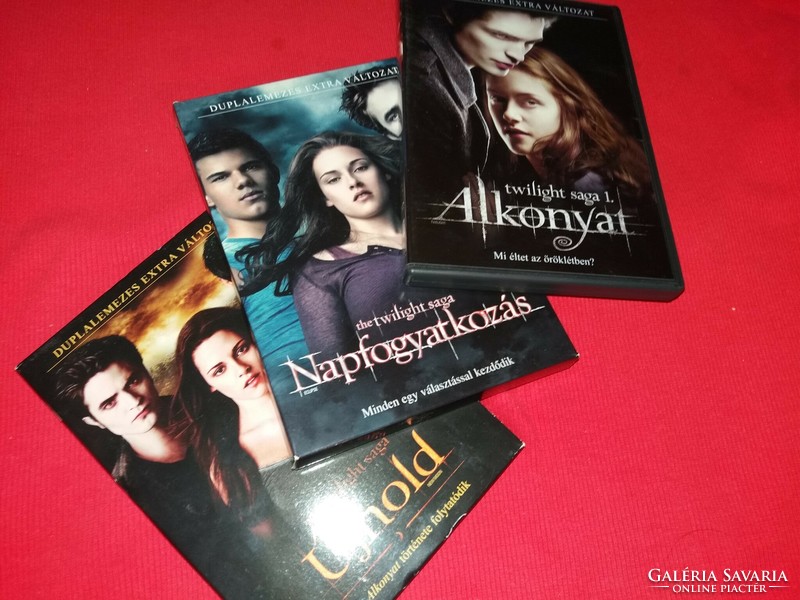 Cult dvd movie package: twilight trilogy double disc version with giant movie poster 68x47 collectors