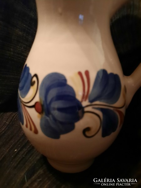Hódmezővásárhely ceramic goblet/jug